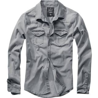 Brandit Riley Denim Skjorte Grå Denim - 2XL