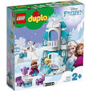 Lego Duplo Disney Princess Frozen Ice Castle 10899 Bygningsleget?j med let mursten prinsesse Elsa og Anna Mini-dolls plus Olaf Figur gaver til 2