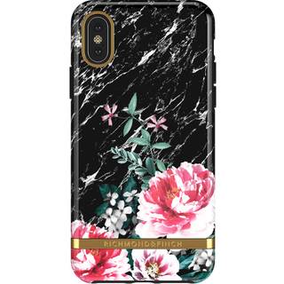 Richmond & Finch Black Flower Mobil Cover - iPhone X/Xs