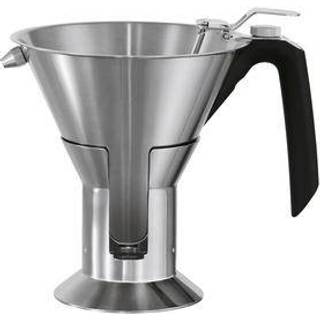 Rösle Fondanttrichter mit Innenskalierung und einstellbarer Durchflussmenge 19 cm - Silber