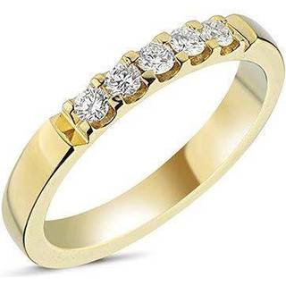 Memories guldring med 5 diamanter på i alt 0,25ct