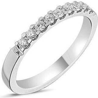 Memories 14 kt. hvidguldring med 9 diamanter på i alt 0,27ct