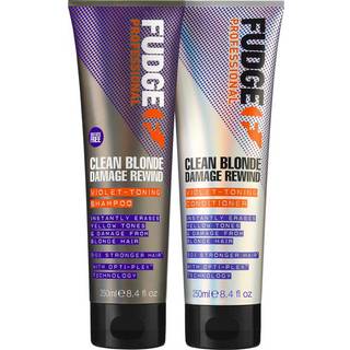 Fudge Everyday Clean Blonde Damage Rewind Violet Toning Duo 2 x 250 ml