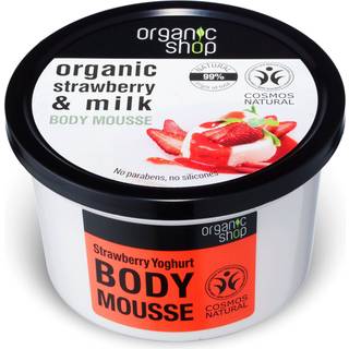 Organic Shop Strawberry & Milk Kropsmousse 250 ml - 250 ml