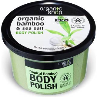 Organic Shop Organic Bamboo & Sea Salt Energigivende kropsskrub 250 ml - 250 ml
