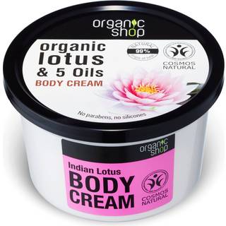 Organic Shop Organic Lotus & 5 Oils Plejende kropscreme 250 ml - 250 ml