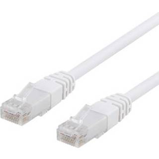 EPZI U/UTP Cat6 patch cable, CCA, 1m, 250MHz, white