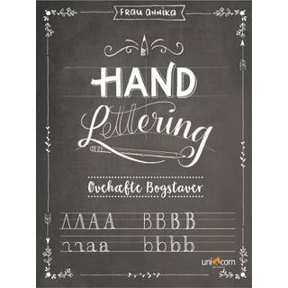 Malebog - Hand Lettering - Øvehæfte til Bogstaver - Unicorn