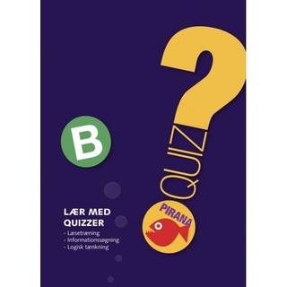 Pirana træningshæfte - Lær med Quizzer B