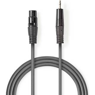 XLR Stereokabel - XLR 3 Pin han - 3.5 mm han - 1.5 m