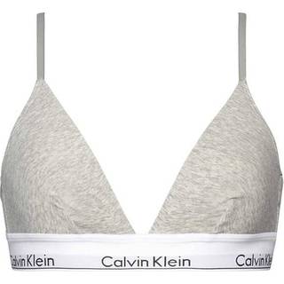 Modern Cotton Triangle BH, Grey Heather, XS