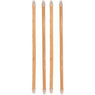 4 siddepinde træø10+12mm 45cm