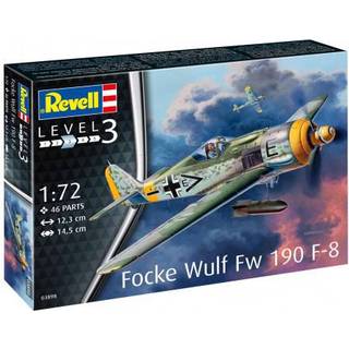 Revell, modelsæt, Focke Wulf FW190 F-8, 1:72 [Levering: 1-2 dage]