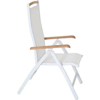 Venture Design, Panama positionsstol hvid/teak 2-pak