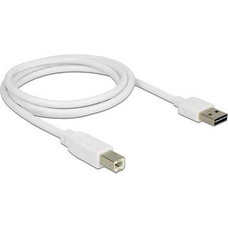 Delock Easy USB 2.0 kabel - USB-A / USB-B - Sort - 1 m