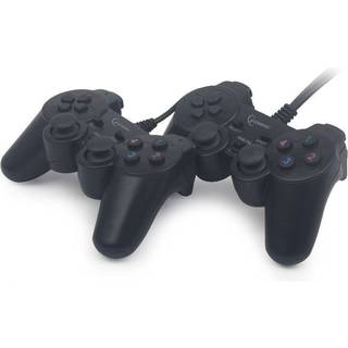 Gembird USB Dual Vibration Gamepad (Dual pack) - Wired Controller - PC