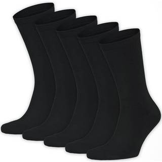 Frank Dandy 5-pak Bamboo Socks Solid - Black - Str 36/40