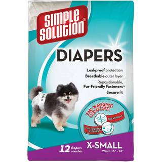 Simple Solution Engangsble til tæver, 12 stk. - XS