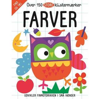 Over 150 store klistermærker - Farver