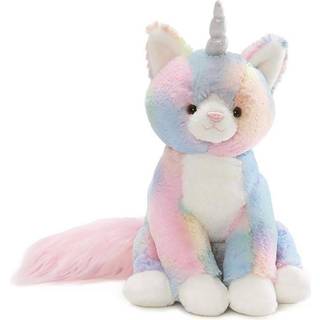 Gund Shimmer Caticorn udstoppet dyr Unicorn Cat Plushie i alderen 1 og op Rainbow 9 """"
