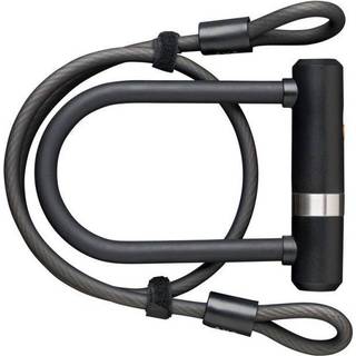 AXA Newton Mini Pro + Cable 100/10 Bøjlelås- Sort