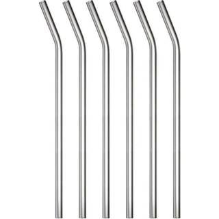 Lyngby Glas Sugerør 21,5 cm 6 stk klar Glas