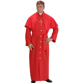 Rødt Kardinal kostume