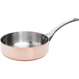 de Buyer Inocuivre Sauteuse gerade 20 cm / 1,8 L - Kupfer mit Edelstahlgussgriff