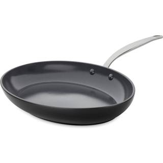 GreenPan Barcelona oval stegepande 23x33 cm