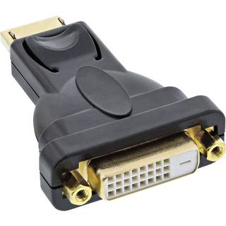DisplayPort adapter kabel - han/hun - Højre vinklet - 0.15 m