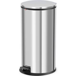 Hailo Pure XL pedalspand 44 liter - Sølv