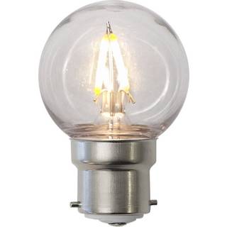Star Trading PC-plast B22 LED-pære 1,3W 2700K 359-22-1