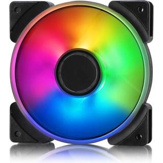 Fractal Design Prisma AL-12 ARGB PWM 3-pack - Kabinet køler - 120mm - Sort med RGB LED lys - 33 dBA