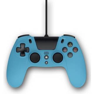 Gioteck VX4 Wired Blue Controller for PS4 - Wired Controller - Sony PlayStation 4