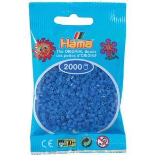 Hama Mini, perler, 2.000 stk., lyseblå (09) [Levering: 1-2 dage]