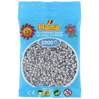 Hama Mini Perler 2.000 stk lysegrå - Mini (501-70)