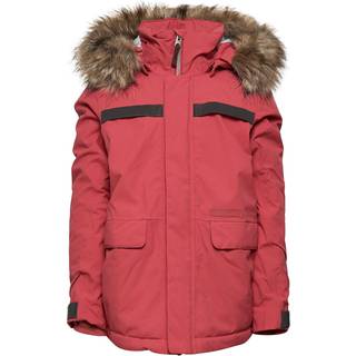 Didriksons Hajen Kids Parka 90 RASPBERRY RED