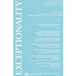 Autism and Applied Behavior Analysis