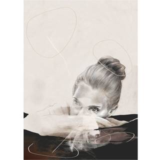 Anna Bülow, Anna Bülow poster Water Lily 30x40 cm