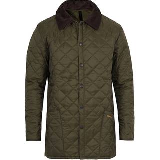 Barbour Herren Steppjacke grün unifarben