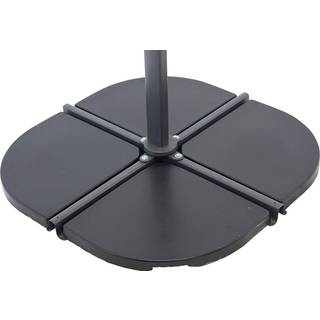 Venture Design Leeds parasolfod Sort 1-pak