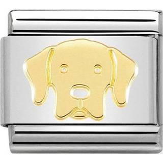 Nomination Gold Labrador Dog Charm
