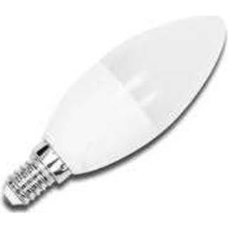 Outlet: Aigostar LED A5 C37 7W, E14 fatning - 3000K, Sæt af 5 stykker - Kulør : Varm