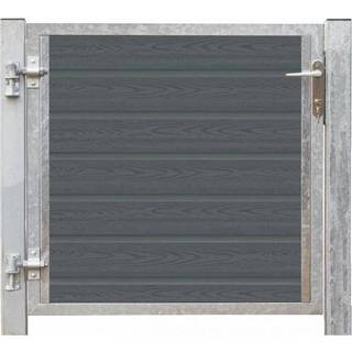 Plus Artura Kompositlåge venstrehængt - B 99 x H 95 cm + 16 cm stolper - B 99 cm x H - Komposit - 17271-1