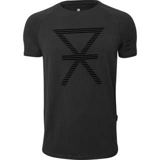 JBS of Denmark FSC-bambus t-shirt med print i sort til herre