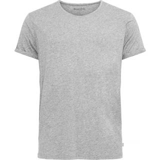 RESTERÃDS bambus Jimmy TEE FSC T-shirt i grå med rund hals til herre