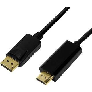 LOGILINK DisplayPort-Kabel DP 1.2 zu HDMI 1.4 3m black