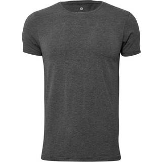 Grå T-shirt i bambus med rund hals til herre fra JBS of Denmark, L