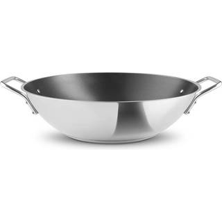 Eva Trio Stainless Steel wok med keramisk belægning Ø32 cm