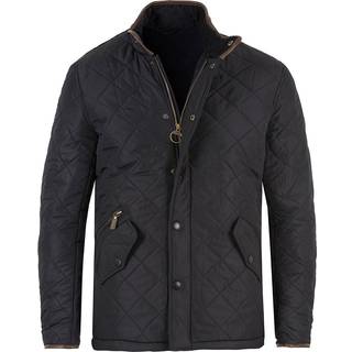 Barbour - Jakke, herre, Powell Quilt - Navy/Forest Mist / M